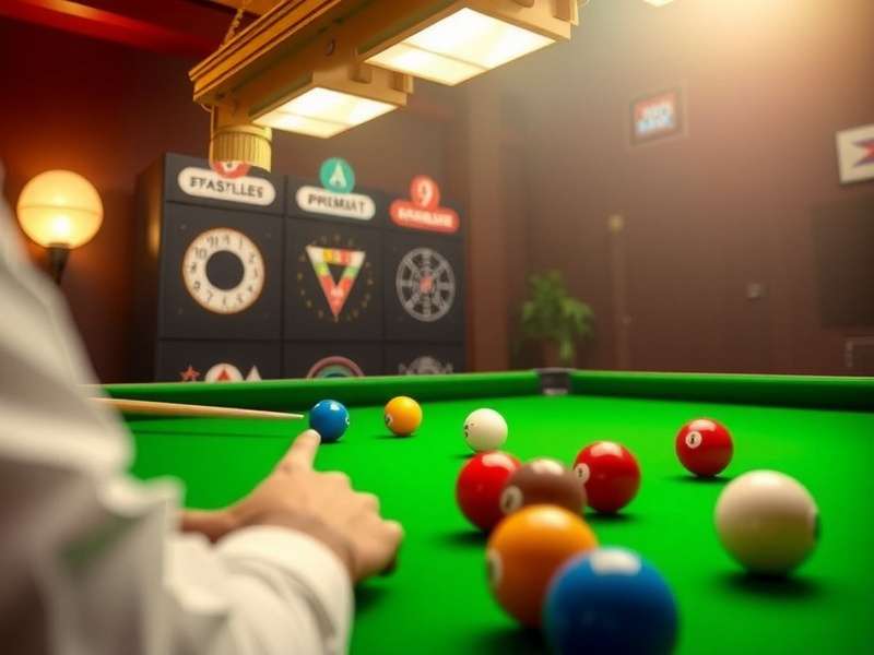 Snooker Power Shot Gameplay Screenshot